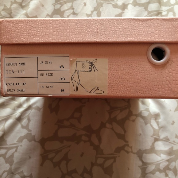 Snake Print Heels - Picture 3 of 3